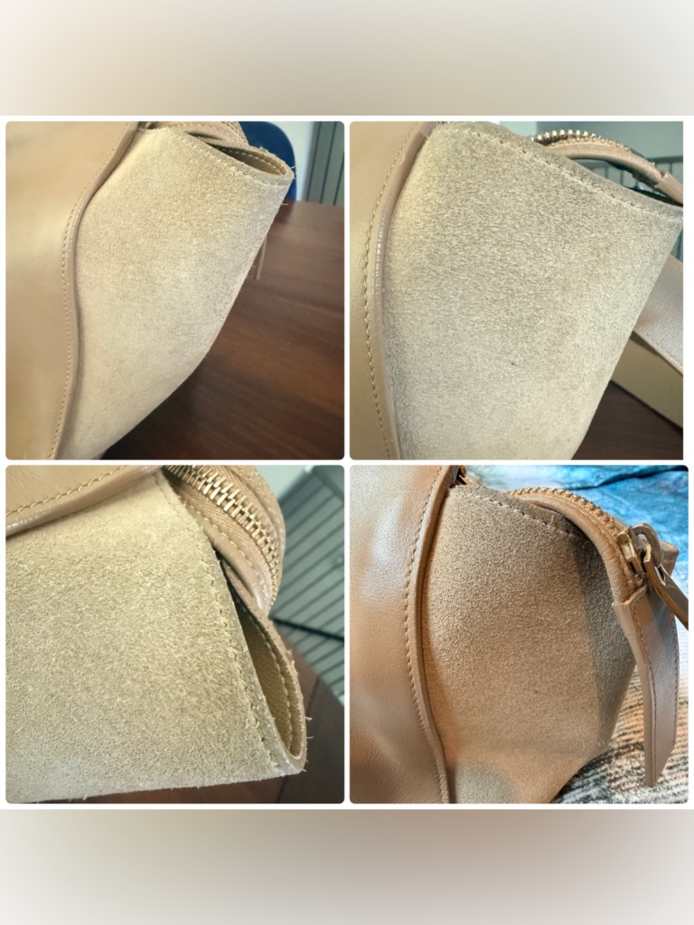 Saint Laurent Monogram Cabas Downtown Bag with Gold YSL Logo - Picture 15 of 16